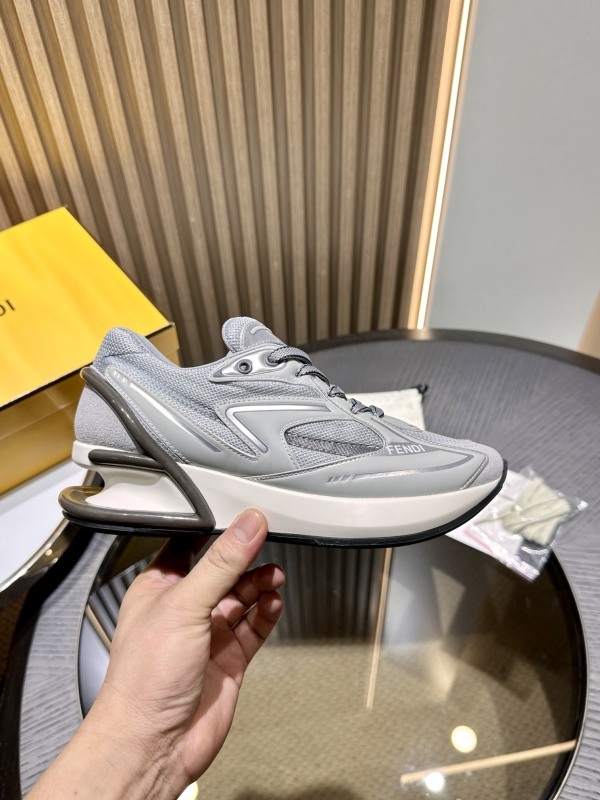 Fendi Gray Sneakers
