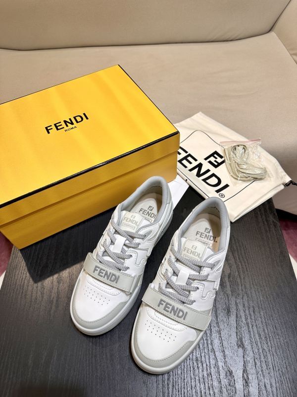 Fendi Match Leather Sneaker