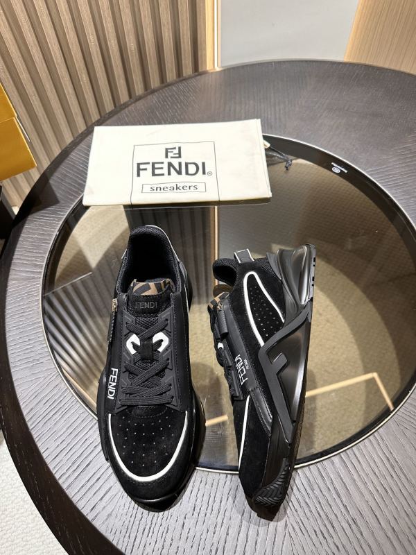 Fendi Flow Black Sneakers