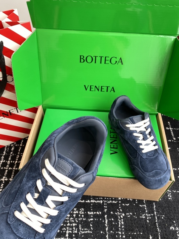 Bottega Veneta Orbit Flash Leather-trimmed Suede Sneakers