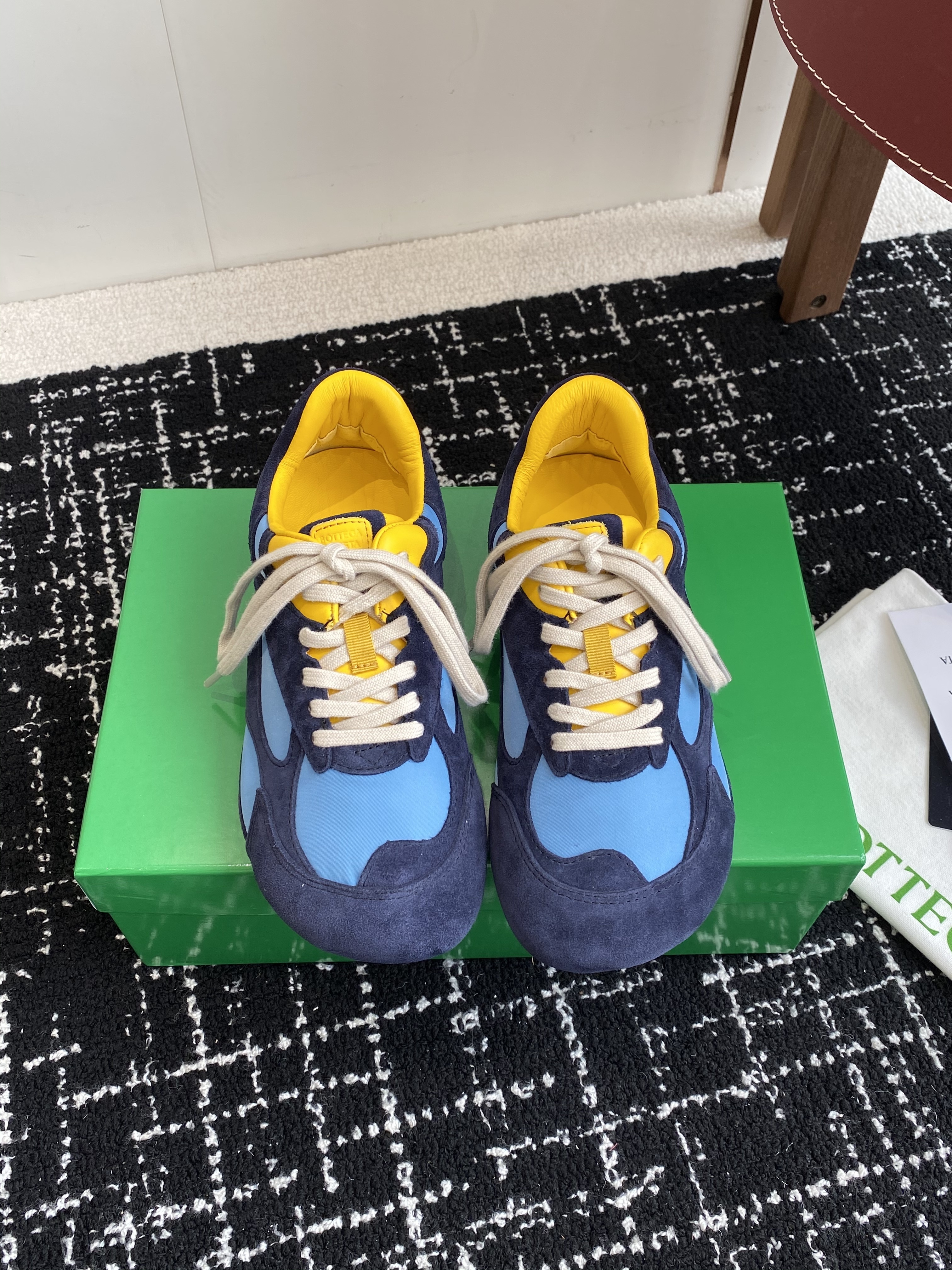 Bottega Veneta Orbit Flash Suede-trimmed Sneakers