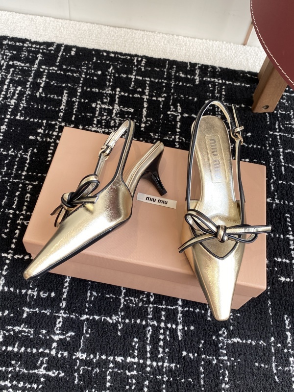 Miu Miu Patent Leather High Heel Pumps Shoes